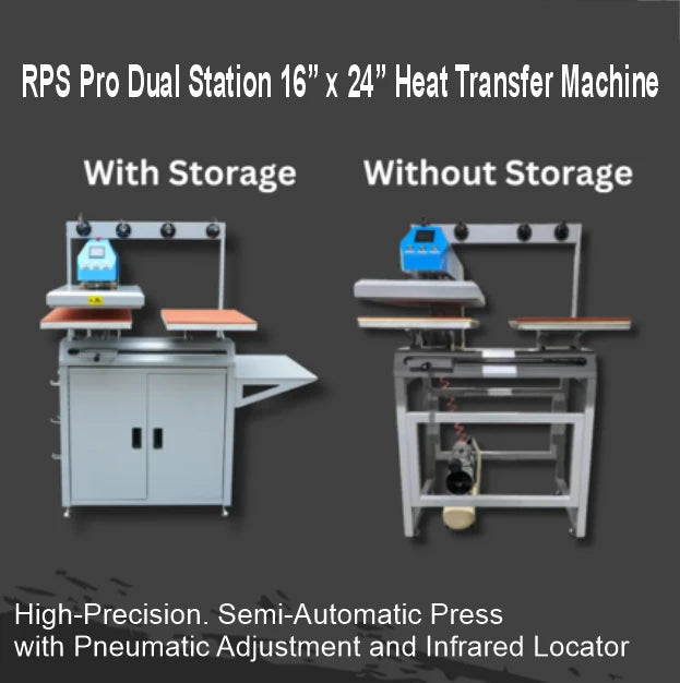 RPS Pro Dual Station 16" * 24" Heat Transfer Macine