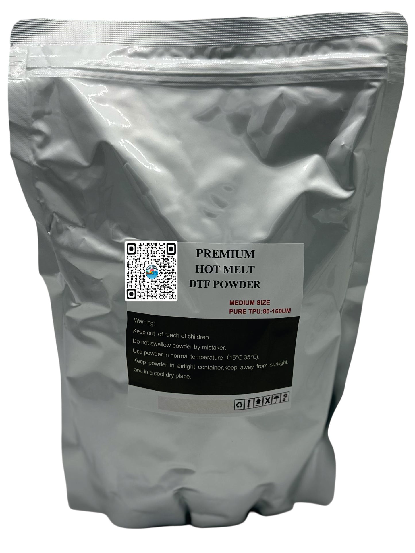 Premium DTF Hot Melt Powder (80-170µm) – The Perfect Balance for Versatile Printing