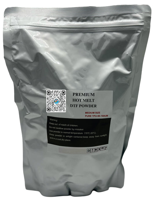Premium DTF Hot Melt Powder (80-170µm) – The Perfect Balance for Versatile Printing